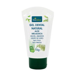 Gel Dental Natural Aloe Melaleuca 70g – Live Aloe